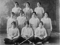 Clarissa1926 01  with Agnes Irwin Varsity Hockey Team