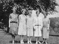 Clarissa1926 08  Louise, Joan,  Clarissa, Harriet, and their mother, Harriet Stevens White